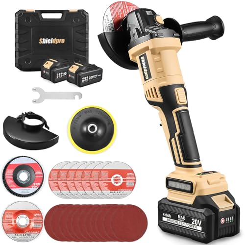 SHIELDPRO Power Metal Grinder Tool with Handle, 4.0Ah Battery von ShieldPro