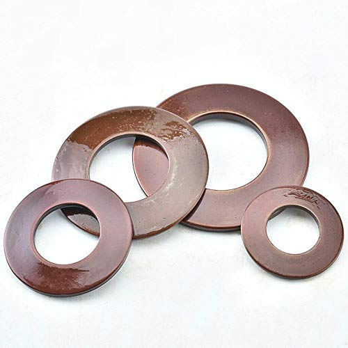 Hohe Zugflexibilitätsfeder 60Si2MnA Belleville Compression Federscheibe Tellerfeder Äußere Dia 25-31.5mm Inner Dia 12.2-16.3mm Dicke 0.7-1.75mm 10Pcs (Length : 25 x 12.2 x 0.7mm) von Shienya