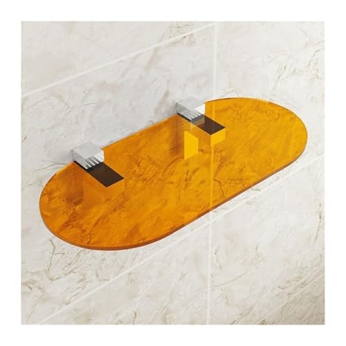 Badezimmer Regale Schwebende Regale aus Acryl for die Wand, durchsichtiges Ausstellungsregal aus Acryl, Wanddekoration und Lagerregal for Wohnzimmer, Badezimmer, Schlafzimmer, Küche Heimdekoration(Ora von Shihan-2015
