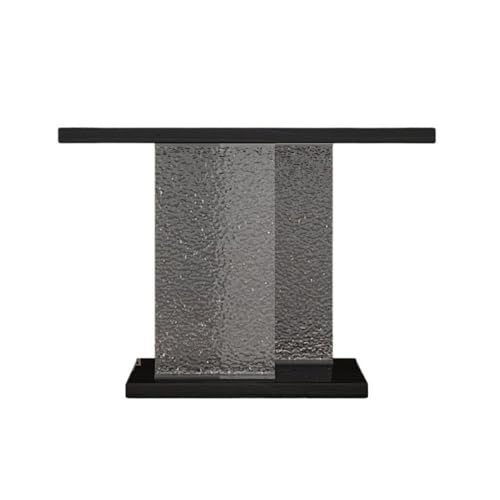 Eingangsbereich Schmaler Konsolentisch aus Holz, moderner Sofatisch, Eingangstisch, Schreibtisch aus Acryl, kleiner Computertisch, Fernsehtisch, moderner Akzenttisch for den Eingangsbereich Präsentati von Shihan-2015