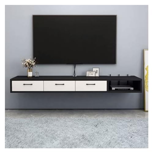 Lowboard Multifunktionaler, an der Wand montierter, schwebender Fernsehständer aus Holz mit Aufbewahrungsschrank und Schublade, Fernsehständerschrank for Schlafzimmer, Wohnzimmer, moderner Fernsehstän Lowboard Multifunktionaler, an der Wand montierter, schwebender Fernsehständer aus Holz mit Aufbewahrungsschrank und Schublade, Fernsehständerschrank for Schlafzimmer, Wohnzimmer, moderner Fernsehstän von Shihan-2015
