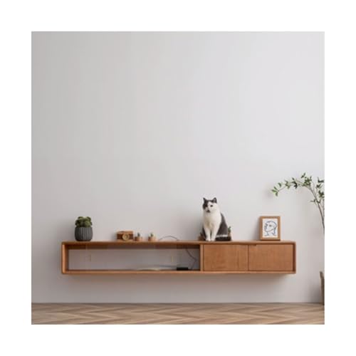Lowboard Schwebendes TV-Gerät, 70,8''/78,7'' Wand-TV-Schrank, schwebende Regale mit Tür, moderne Holz-Entertainment-Medienkonsole, große TV-Bank mit Stauraum for Wohnzimmer und Schlafzimmer Fernsehtis Lowboard Schwebendes TV-Gerät, 70,8''/78,7'' Wand-TV-Schrank, schwebende Regale mit Tür, moderne Holz-Entertainment-Medienkonsole, große TV-Bank mit Stauraum for Wohnzimmer und Schlafzimmer Fernsehtis von Shihan-2015