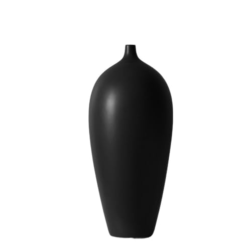 Modern Keramik Schwarz Und Weiß Getrocknete Blumen/hydroponischen Vase Anordnung Feine Mund Wohnzimmer Tisch Dekoration Blumenstrauß(Schwarz) von Shihan-2015
