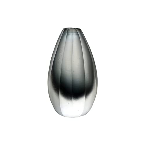 Modern Luxus Wassertropfen Vase Wohnzimmer Getrocknete Blumen Nordic Matte Glas Transparent Vase Hause Dekoration Zubehör Blumenvasen Blumenstrauß(Schwarz) von Shihan-2015
