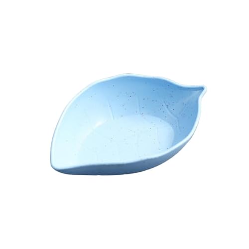 Shihan-2015 Dipschälchen Snackschalen Blattform Gewürzschale Küchenutensilien Geschirr Sauce Essig Schüssel Geschirr Schüssel Tauchsauce-Schüsseln(BLUE) von Shihan-2015