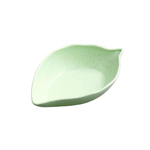 Shihan-2015 Dipschälchen Snackschalen Blattform Gewürzschale Küchenutensilien Geschirr Sauce Essig Schüssel Geschirr Schüssel Tauchsauce-Schüsseln(GREEN) von Shihan-2015