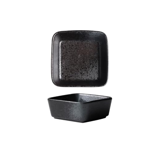 Shihan-2015 Dipschälchen Snackschalen Vintage Keramik Gewürzteller Sojasauce Essig Gerichte Vorspeise Teller Sushi Teller Tauchsauce-Schüsseln(Blue) von Shihan-2015