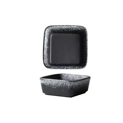 Shihan-2015 Dipschälchen Snackschalen Vintage Keramik Gewürzteller Sojasauce Essig Gerichte Vorspeise Teller Sushi Teller Tauchsauce-Schüsseln(Multi-colored) von Shihan-2015