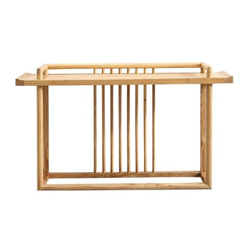Shihan-2015 Eingangsbereich 59" Bauernhaus Holz Konsolentisch, rustikaler Eingangstisch, schmaler Langer Sofatisch for Wohnzimmer, Flur, hinter der Couch Präsentation(Natural) von Shihan-2015