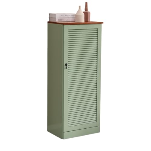 Shihan-2015 Eingangsbereich Einfacher moderner Eingangsbereich, atmungsaktive Fensterläden, eintüriger Haushaltsschuhschrank, verstellbares Schuhregal Organizer(Green) von Shihan-2015