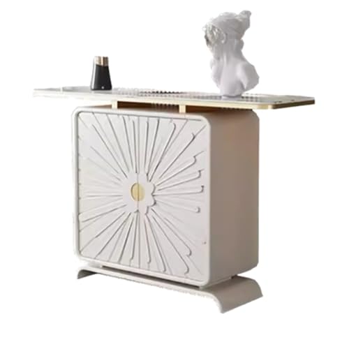 Shihan-2015 Eingangsbereich Konsolentisch aus Kunstmarmor, Eingangstisch, schmaler Sofatisch, moderner Akzenttisch, Eingangstisch for Wohnzimmer, Flur, Foyer Präsentation(Weiß) von Shihan-2015