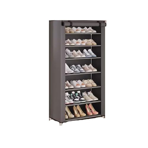 Shihan-2015 Eingangsbereich Mehrschichtiges, staubdichtes Mietgehäuse for den Haushalt mit großer Kapazität und Schuhschrank, einfache Schuhregale Organizer(Grigio) von Shihan-2015