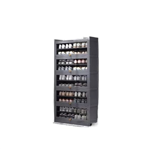 Shihan-2015 Eingangsbereich Schuhschrank for den Hauseingang, einfacher Schuhregal, Organizer, platzsparend, for den Innenbereich, staubdicht Organizer(Grigio,Groß) von Shihan-2015
