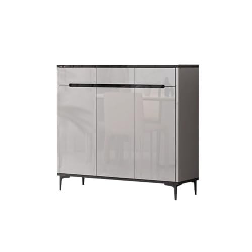 Shihan-2015 Eingangsbereich Schuhschrank mit Türen und Schubladen for den Eingangsbereich, moderner Aufbewahrungsschrank mit verstellbaren Regalen. Schiefer Organizer von Shihan-2015