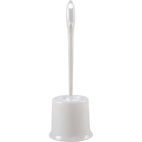 Shihan-2015 Klobürste Toilettenreinigungswerkzeug Toilettenbürstenset Haushalts-Toilettenbürste mit langem Griff, Kunststoff, weiche Borsten Toilettenbürste(Weiß) von Shihan-2015