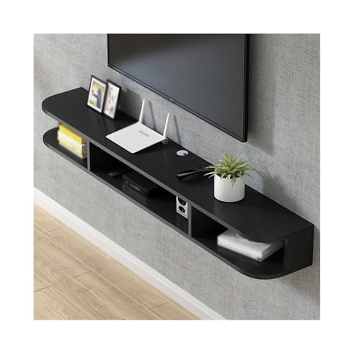 Shihan-2015 Lowboard An der Wand montierter TV-Schrank, an der Wand montiertes Lagerregal, schwebender TV-Ständer for Wohnzimmer, Schlafzimmer Fernsehtisch(Schwarz) von Shihan-2015
