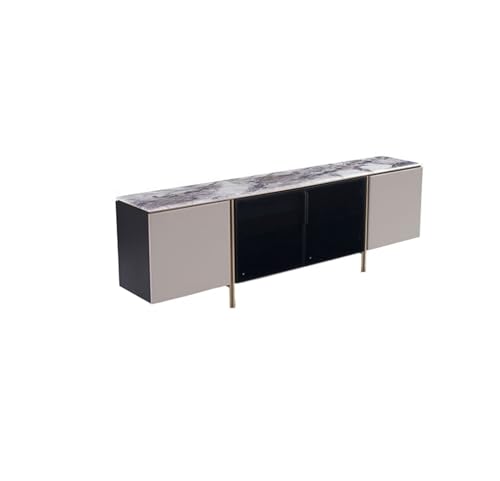 Shihan-2015 Lowboard Moderner TV-Schrank mit großem Stauraum, Standschrank aus Marmor mit Stützbeinen aus Metall Fernsehtisch Shihan-2015 Lowboard Moderner TV-Schrank mit großem Stauraum, Standschrank aus Marmor mit Stützbeinen aus Metall Fernsehtisch von Shihan-2015