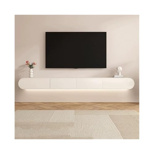 Shihan-2015 Lowboard Schwebende TV-Konsole, Entertainment-Regalschrank mit Schubladen und Stauraum for Wohnzimmer und Schlafzimmer Fernsehtisch von Shihan-2015