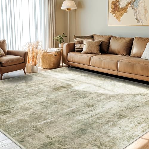 Shilucheng Teppich für Wohnzimmer, 22,9 x 30,5 cm, neutral, maschinenwaschbar, groß, rutschfeste Unterseite, abstrakter Teppich, weicher Niederflor-Teppich für Schlafzimmer, unter dem Bett, Esszimmer Shilucheng Teppich für Wohnzimmer, 22,9 x 30,5 cm, neutral, maschinenwaschbar, groß, rutschfeste Unterseite, abstrakter Teppich, weicher Niederflor-Teppich für Schlafzimmer, unter dem Bett, Esszimmer von Shilucheng