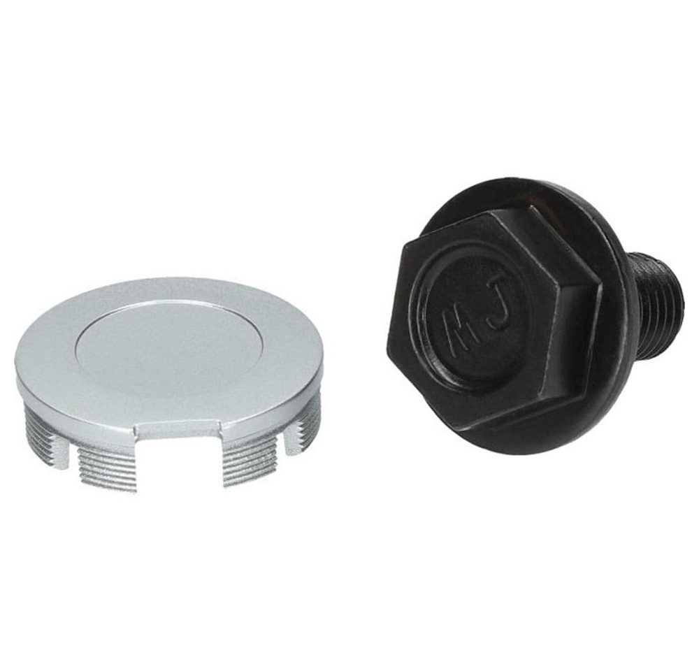 Shimano Schraube SHIMANO Kurbelbefestigungsschraube f. FC-6000 + Abdeckkappe silber Fah von Shimano