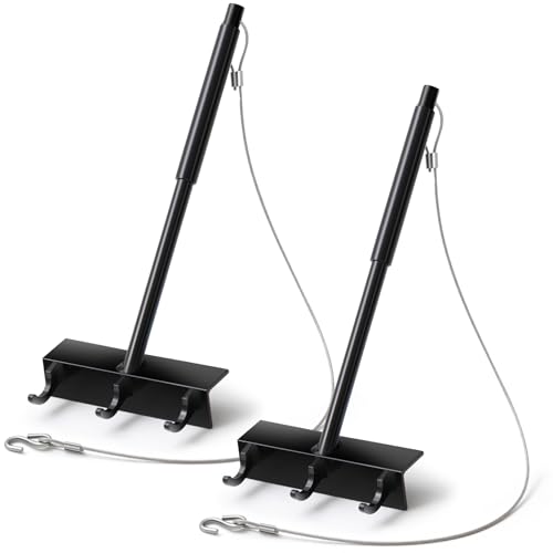Shimeyao 2 Stück Maschendrahtzaunspanner, strapazierfähig, 40 cm, Maschendrahtzaun mit rutschfestem Griff, schwarzes Stahlmaterial, Werkzeug, für Installation oder Wartung, inkl. Verbindungshaken Shimeyao 2 Stück Maschendrahtzaunspanner, strapazierfähig, 40 cm, Maschendrahtzaun mit rutschfestem Griff, schwarzes Stahlmaterial, Werkzeug, für Installation oder Wartung, inkl. Verbindungshaken von Shimeyao