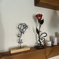 Blumen - Frauen Regal Dekor, Haus Und Büro Tisch Minimal Decor, Bauernhaus Housewarming Geschenk, Bücherregal Modern von ShineDesignGift