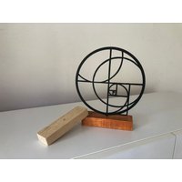 Golden Ratio Regal Dekor, Haus Und Büro Tischdekoration, Minimal Tabletop Bauernhaus Housewarming Geschenk, Bücherregal Modern von ShineDesignGift