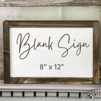 200x300 Schild Gerahmt, Holzschild Diy, Diy Blanko, Für Cricut, Vinyl, Gerahmt von ShineDesignsCustoms