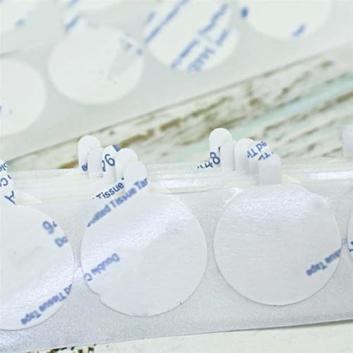 100Pcs Seal Wax Stamp Stickers Self Adhesive Round Double-Sided Adhesive Tape Wax Sealing Stamp Sticker Candle Wick Making (23mm) von Shinekoo