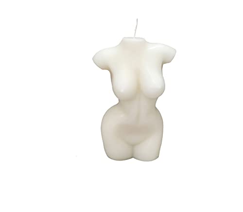 Sexy menschliche weibliche Körperkerze, Körperform, schöne Kunstkerze, Skulptur, Körperkerze, Geschenk, Entspannende Statue, Duftkerzen, Dekoration für Hochzeit, Heimdekoration (Frauen) von Shinekoo