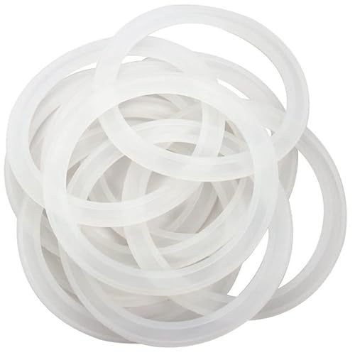 Shinekoo Silikon-Dichtungen, Gummidichtungsring, Dichtungsringe für normale breite Öffnung, Einmachgläser, auslaufsichere Dichtungen (4 Stück, 86 mm) von Shinekoo