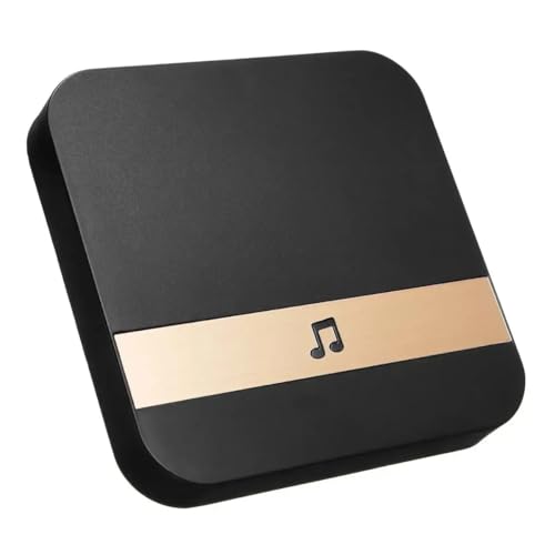 Shinekoo Smart Wireless WiFi Türklingel, Kabellose Türklingel, Türklingel Ding-Dong Video Türklingel Empfänger, Laut und Blitz Erinnerung Türklingel Empfänger WiFi Visuelle Türklingel Musik von Shinekoo