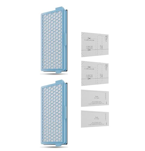 2 Hepa Filter Kompatibel mit Miele Staubsaugern, SF-HA 50 Active AirClean Filter für Miele Hepa Filter, Filtert Gerüche in der Luft, passend für SF-HA 50 S4 S5 S6 S8 Serie Staubsauger von Shinemond