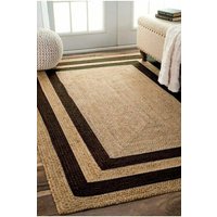 Teppiche - Jute Teppich - Handgemachter Natürlicher Teppich-Boho Teppich-Chindi Teppich-Yoga Meditation Teppiche-Eco Friendly Rugs-Zimmer von ShineyFeatherUK