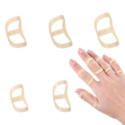 5 Stück Fingerschiene, Fingerschiene Mittelfinger, Fingerschiene Kleiner Finger, Fingerschiene Ringfinger, Finger Schiene für Arthritis, Mallet Finger Splint für Fingergelenkschutz (6、7、8、9、10) von ShinherYee