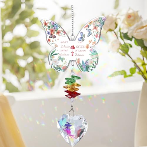 Geschenk Einzug Geschenke für Kollege, Kristall Sonnenfänger Einzugsgeschenke Wohnung, Geschenk für Richtfest, Du Wirst Einweihungsgeschenk Wohnung Geschenk, Einzugsgeschenke Wohnung Geschenke von ShinherYee
