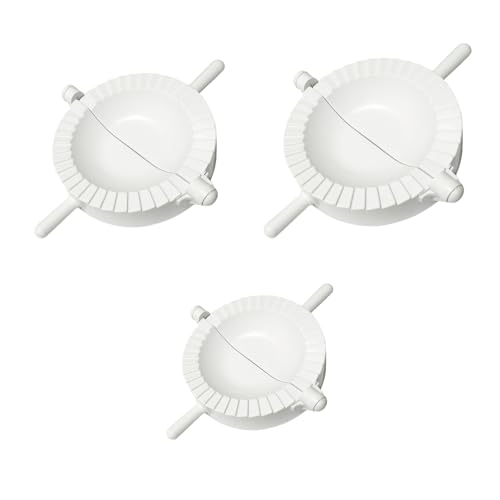 Ravioli Teigtaschenformer-Set – ShiningUU 3-teiliges manuelles chinesisches Teigtaschenformen-Set | Gyoza Empanada Form Pierogi Kuchen Teig Gebäck Wrapper Pressschneider | Heimküche Formwerkzeug-Set Ravioli Teigtaschenformer-Set – ShiningUU 3-teiliges manuelles chinesisches Teigtaschenformen-Set | Gyoza Empanada Form Pierogi Kuchen Teig Gebäck Wrapper Pressschneider | Heimküche Formwerkzeug-Set von ShiningUU
