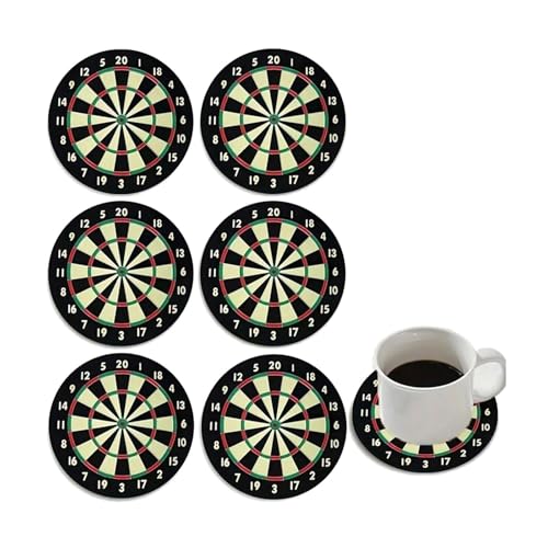 ShiningUU Getränkeuntersetzer – 4-teiliges Kork-Untersetzer-Set aus rutschfestem und hitzebeständigem Dart-Matten-Set, Bieruntersetzer für Getränke, Kaffee, Tasse, Weinglas, Flasche, Zuhause, Kneipe ShiningUU Getränkeuntersetzer – 4-teiliges Kork-Untersetzer-Set aus rutschfestem und hitzebeständigem Dart-Matten-Set, Bieruntersetzer für Getränke, Kaffee, Tasse, Weinglas, Flasche, Zuhause, Kneipe von ShiningUU