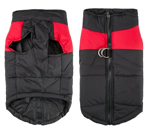 Shinmax Hundemantel, Hundemantel Wasserdicht Hundejacke Winter Warme Jacke für Kleine Mittelgroße Große Hunde Hundebekleidung Hundepullover Wintermantel Hund Haustier Kleidung Hundeweste von Shinmax