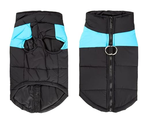 Shinmax Hundemantel Winterjacke Hundejacke wasserdichte Winter Jacke Warm Winterweste für Kleine Mittlere Große Hunde Gefütterter Brustschutz Hund Welpen Kleidung Weste Haustier Gepolsterte Mantel von Shinmax