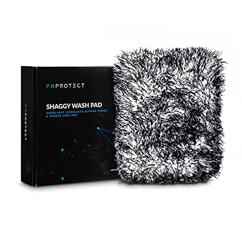 FX Protect Shaggy Wash Pad | kompakter Mikrofaser Autoschwamm | Putzschwamm, Waschschwamm von Shiny Freaks