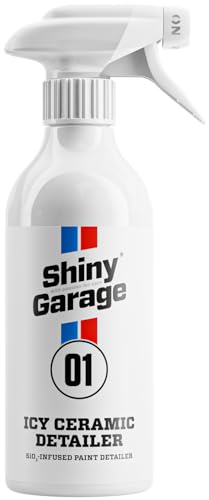 Shiny Garage Autopolitur “Icy Ceramic Detailer Spray” 500ml - Politur Auto Hinterlässt keine Streifen - Lackreiniger Entfernt Fingerabdrücke - Car Polish mit Hydrophober Beschichtung Shiny Garage Autopolitur “Icy Ceramic Detailer Spray” 500ml - Politur Auto Hinterlässt keine Streifen - Lackreiniger Entfernt Fingerabdrücke - Car Polish mit Hydrophober Beschichtung von Shiny Garage