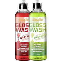 2er Pack GLOSSWASH SHAMPOO KIT - WASH & WAX (2x500ml) von ShinyChiefs
