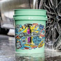 Auto Wascheimer - aus robustem HDPE-Kunststoff - 20L Fassungsvermögen - mit hochwertigem Aufdruck von ShinyChiefs