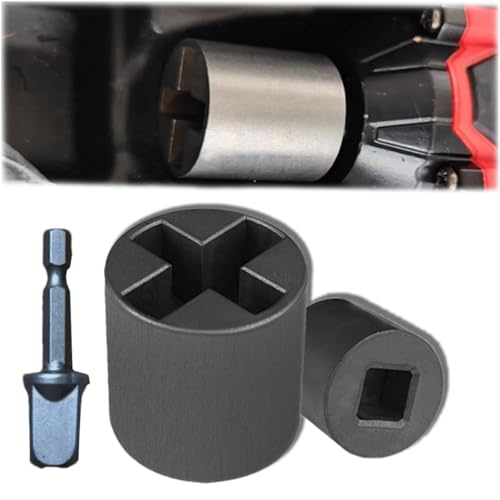 Shinyruo Universal Jack Socket Adapter for Hand Drill, Heavy Duty Socket Converter for Scissor Car Jack, Rust Resistant Steel, Easy Tire Change Tool von Shinyruo