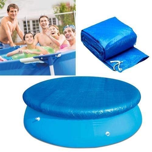 Shinyzone Poolabdeckung Rund 183 cm mit Gummizug,Swimming Pool Abdeckplane Plane Schutzplane Winddicht Regenfest Staubdicht für Fast Set Pool,183 cm Durchmesser von SORAKA