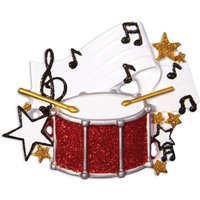 Trommler Personalisiert Ornament - Snare Drums Weihnachtsschmuck von ShipMyGifts