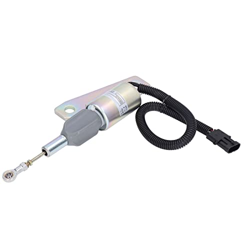 Abstellmagnet für Dieselmotoren, hochpräzises Kraftstoffabsperrventil, korrosionsbeständig, sicher, 3991625, 24 V, für den industriellen Einsatz, für 6BT 5,9-Liter-Motoren von Shipenophy