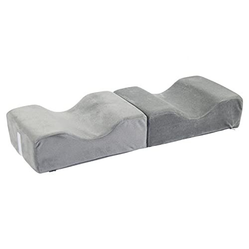 Beinpositionierer Memory Foam Kniekissen Kniekissen Linderung Hüftschmerzen Linderung Ischias Rückenschmerzen für Seitenschläfer(Grey) von Shipenophy