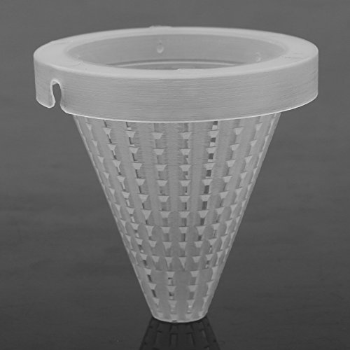 Futterspender, 20Pcs/Beutel Kunststoff-Kegelform-Korb Lebender roter Wurm-Fischfutter-Fütterungskegel-Feeder für Garnelen für Aquarium-Behälter zum Füttern von Fischen von Shipenophy